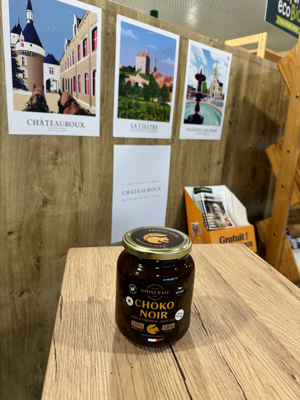 Pâte à tartiner artisanale proposée dans l’épicerie gourmande